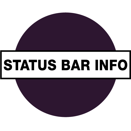 status bar info