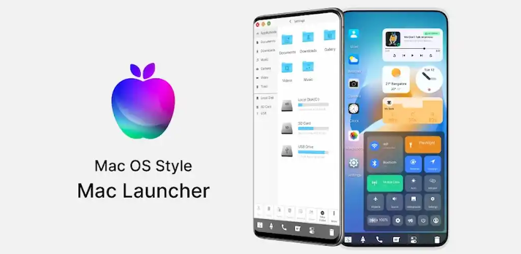 Launcher per Mac OS Style