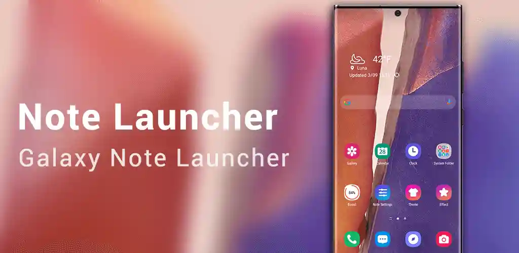 Note Launcher For Galaxy Note 1