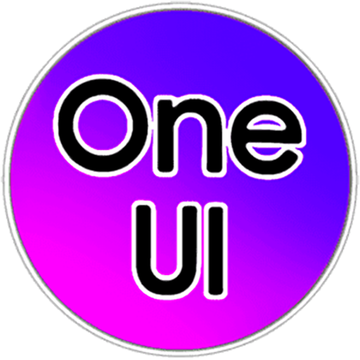 one ui circle fluo icon pack