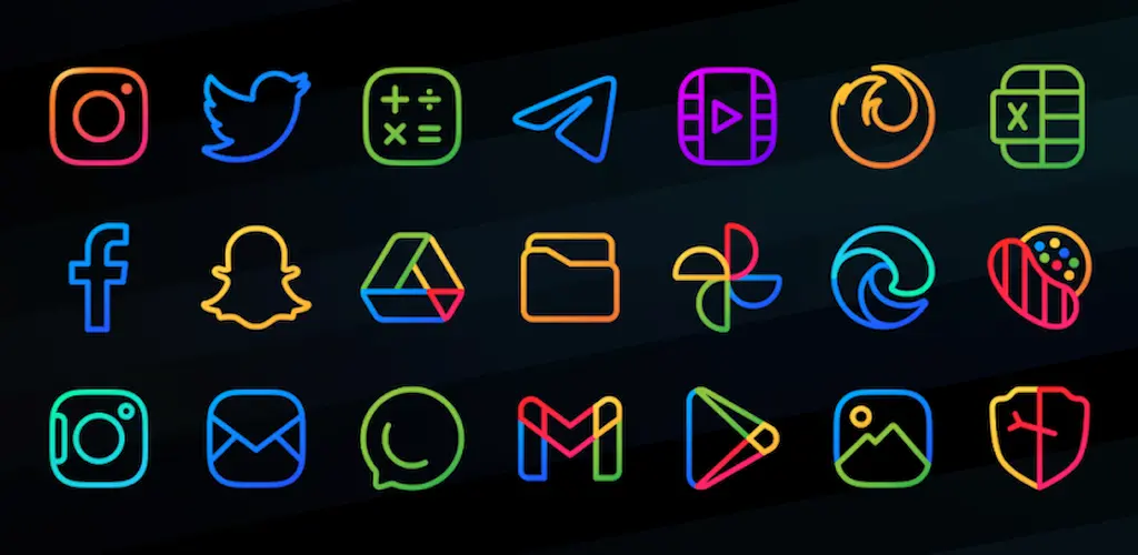 Caelus linear icon pack