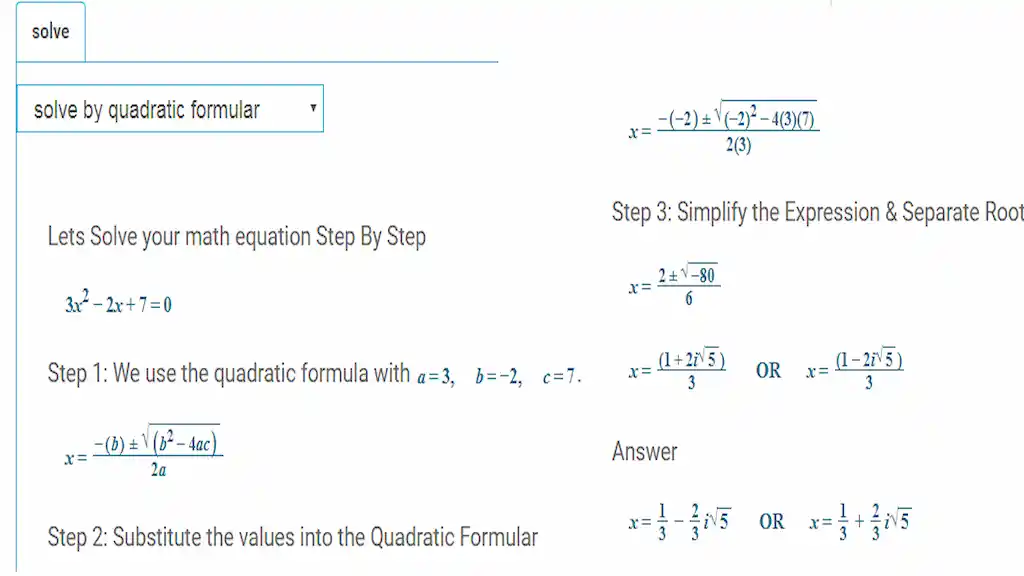 Quadratic Equation Solver Pro