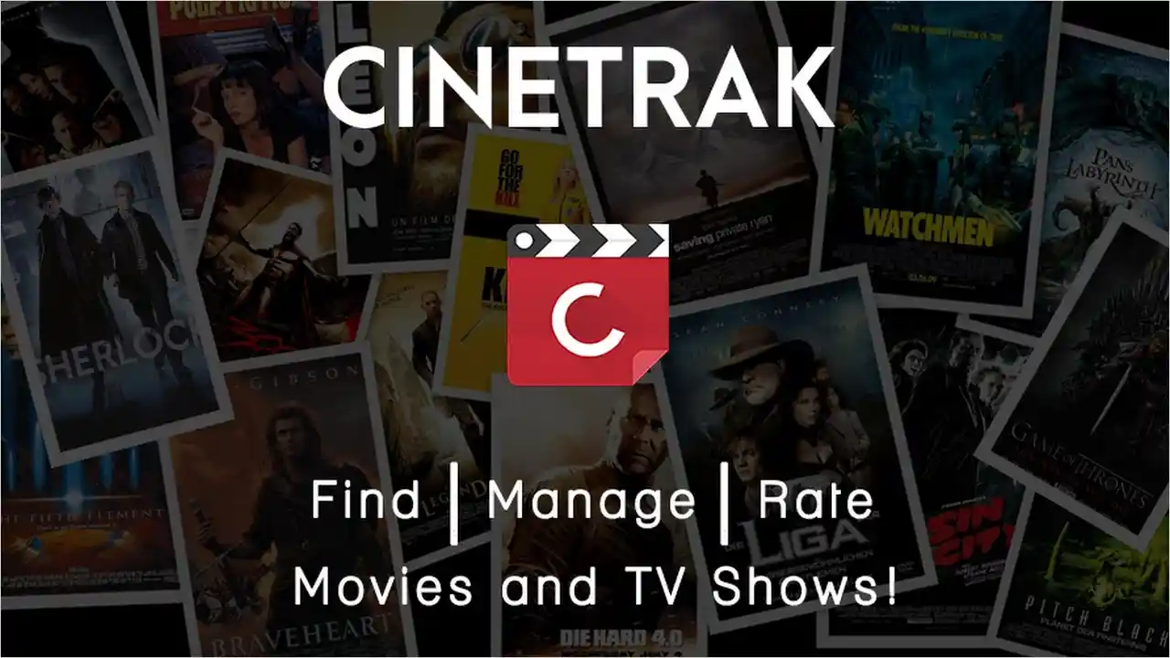 CineTrak, seu diário de filmes e programas de TV