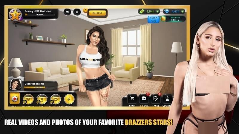 Brazzers The Game MOD APK VIP Unlocked Girl Pics V