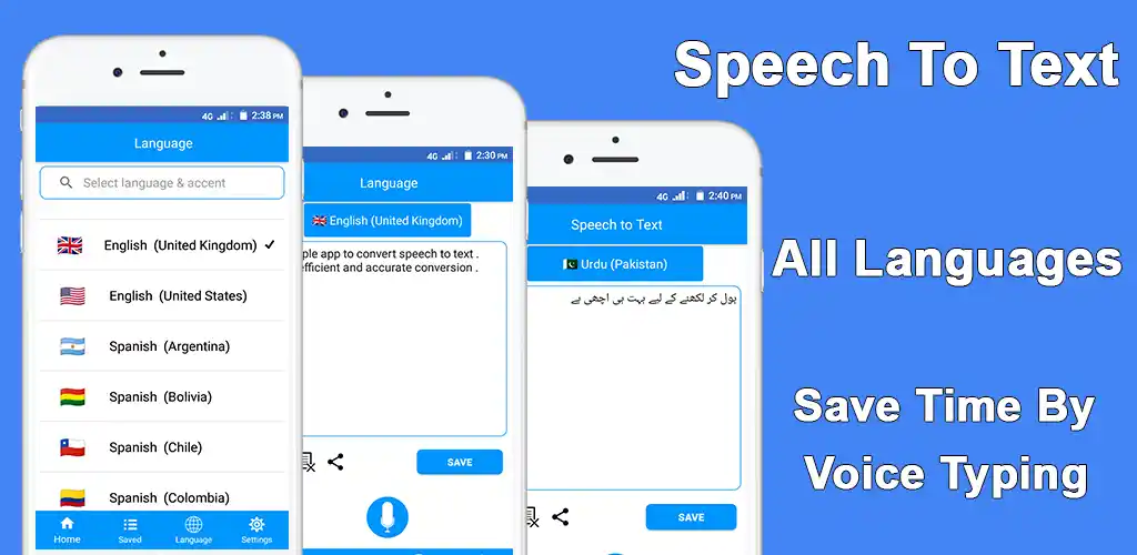 Speech-to-Text-Sprachnotizen und Spracheingabe-App-1