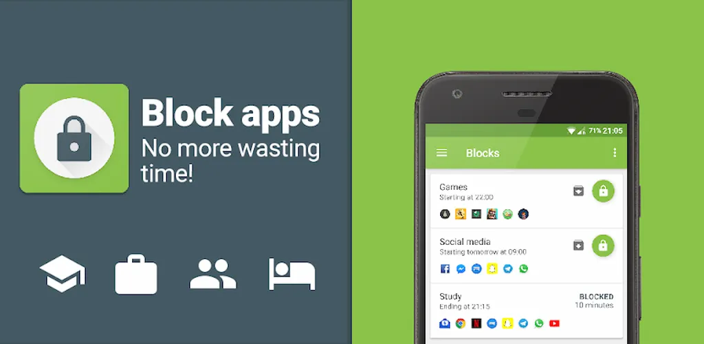 Download Block Apps & Sites | Wellbeing MOD APK (Premium Unlocked) Latest Version