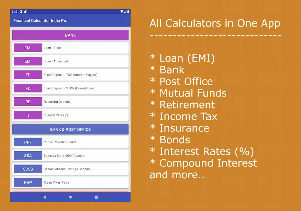 Financial Calculator India MOD APK