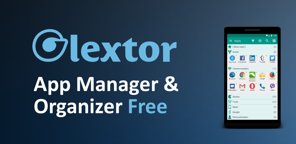 Bản mod Trình quản lý & Sắp xếp Glextor