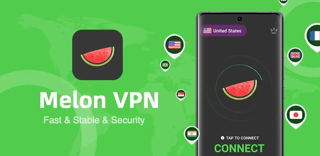 Melon VPN - 解锁代理 VPN
