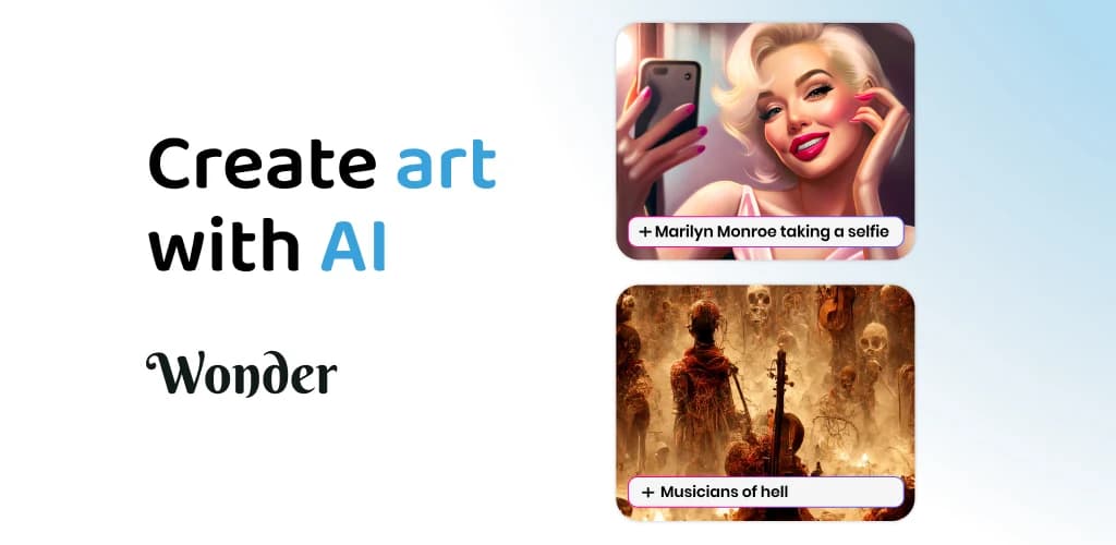 Wonder - Mod gerador de arte AI
