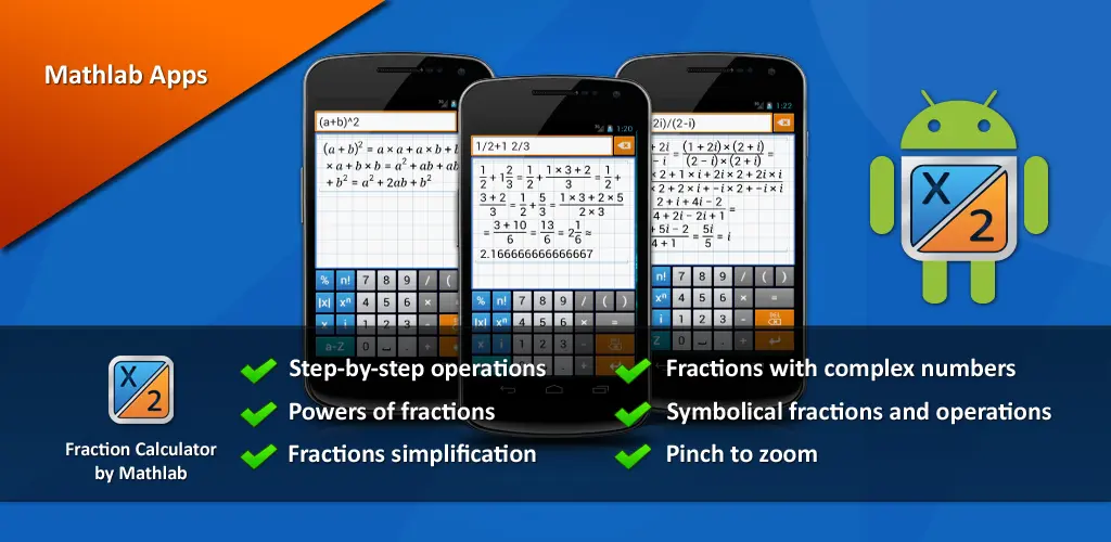 Fraction Calculator + Math Mod-1
