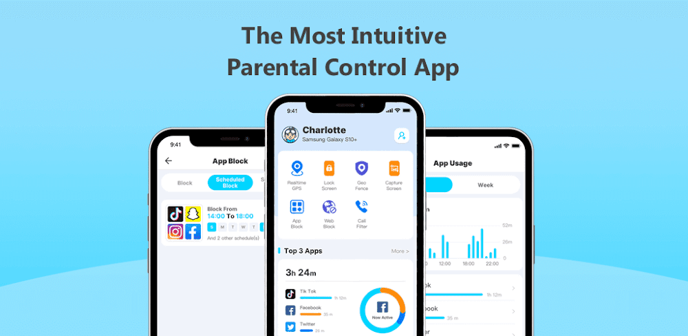 KidsGuard Mod APK parental control features