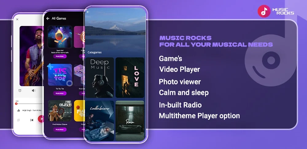 Rocks Müzik Çalar Hileli Mod Apk