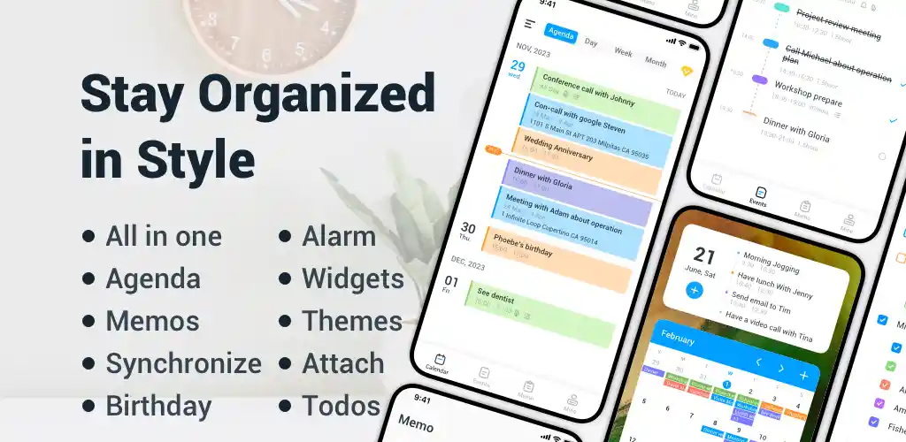Kalenderplaner – Agenda-App Mod-1