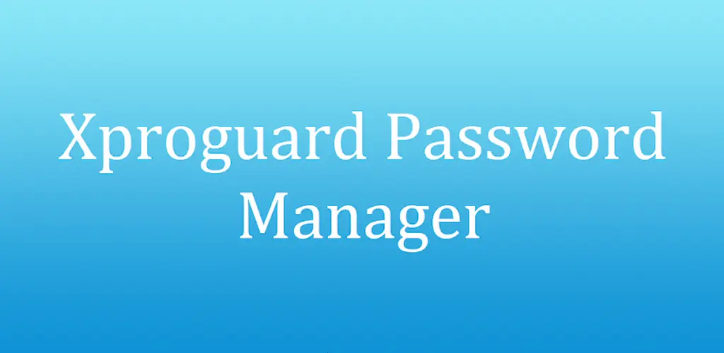 Xproguard Password Manager