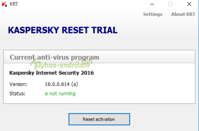Kaspersky Reset Trial (Trial Resetter) 1