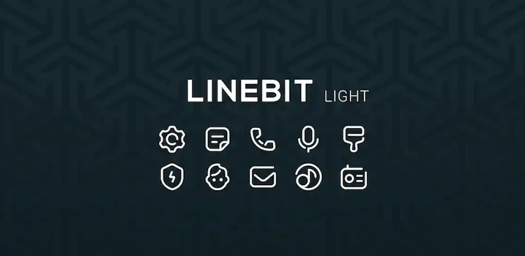 Paket Ikon Cahaya Linebit