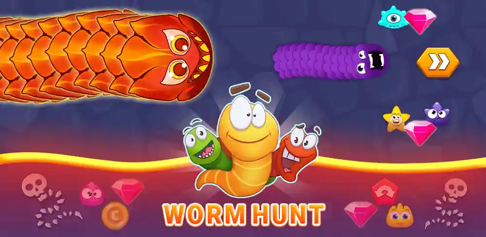 worm hunt slither snake game 1