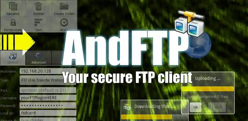 AndFTP your FTP client Mod 1