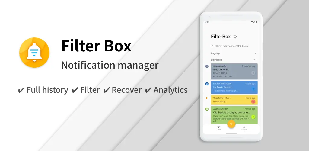 Gestore notifiche FilterBox 1