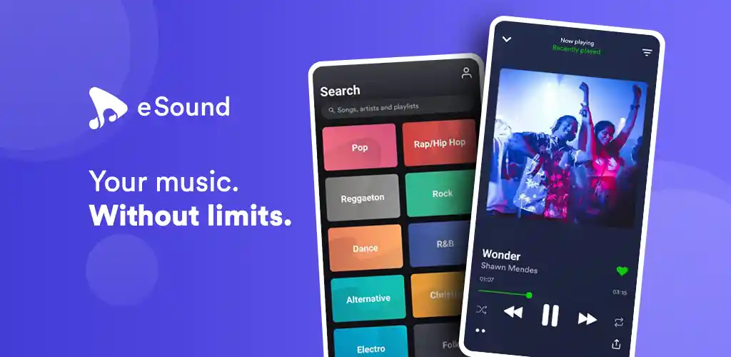 eSound MP3 Music Player App 1