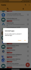 Canta – Uninstall any app without root! APK (Latest) 3