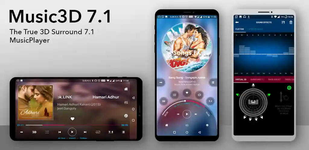 Music Player 3D Surround 7.1