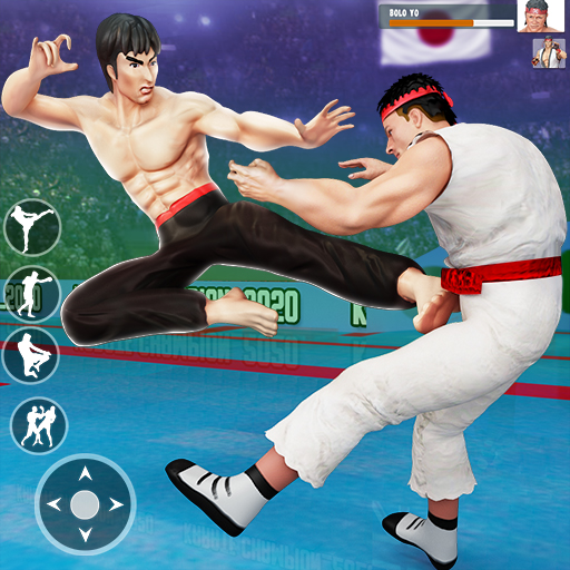 giochi di combattimento di combattenti di karate