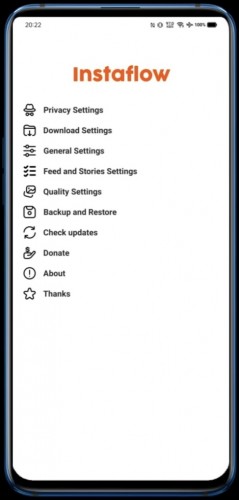 insta flow apk