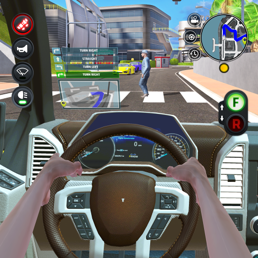 Simulador de escuela de conducción de automóviles