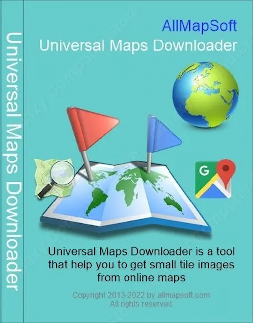 برنامج AllMapSoft Universal Maps Downloader 1