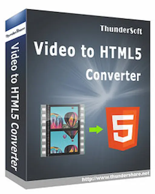 برنامج تحويل فيديو ThunderSoft إلى HTML5