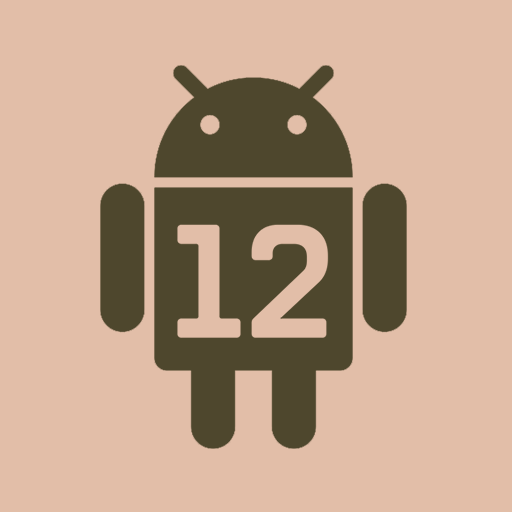 pacote de ícones android 12 cores