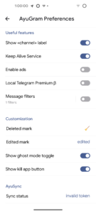 AyuGram (Telegram Client) APK (No Ads, Optimized) 2