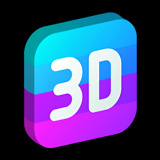 3D-Symbolpaket mit Farbverlauf