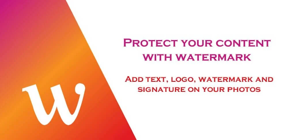 watermark logo text on photo 1