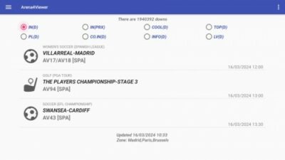 Arena4Viewer – Sport Stream MOD APK (بدون إعلانات، محسن) 1