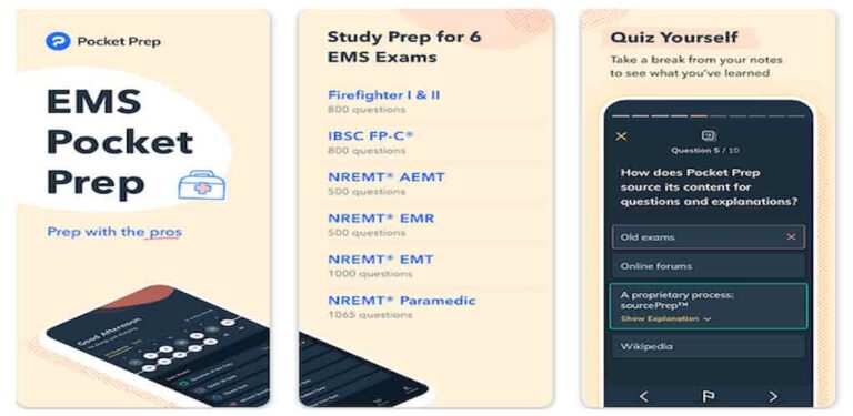 EMS Pocket Prep MOD APK (Premium Unlocked) v3.19.1