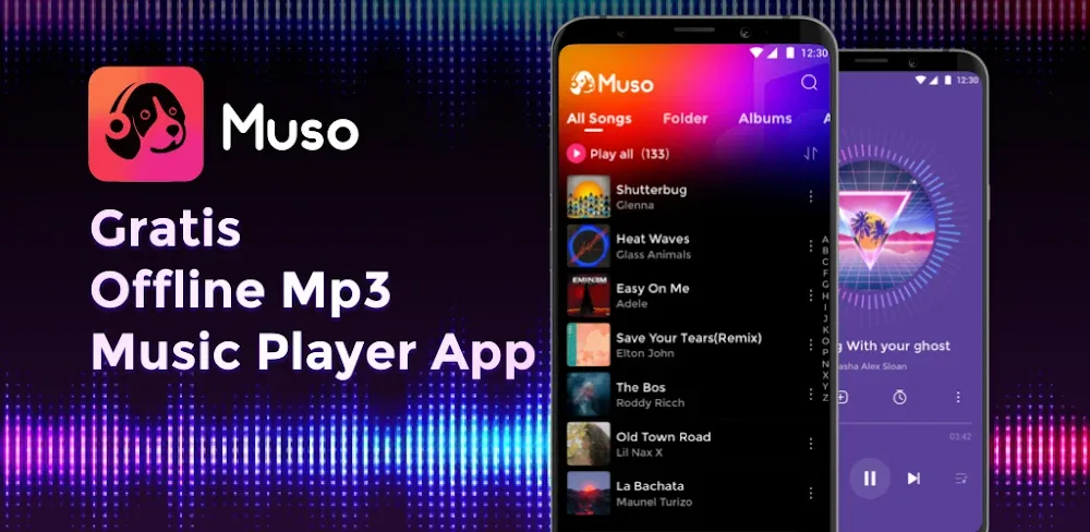 offline na musika mp3 player muso 1
