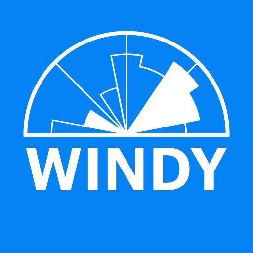 windige App, windige Wetterkarte