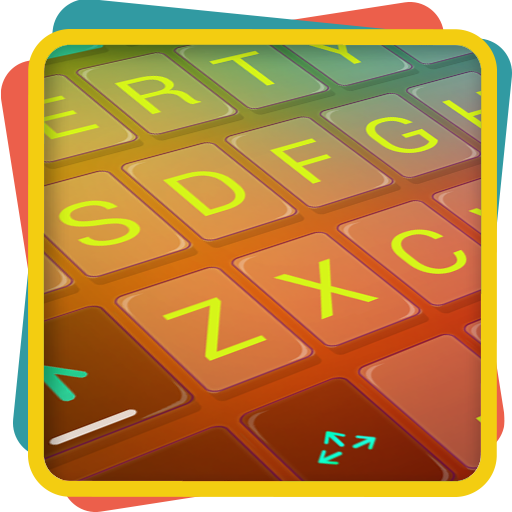 ai type rainbow color keyboard