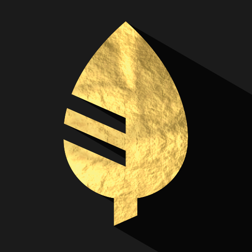 paket ikon pro daun emas