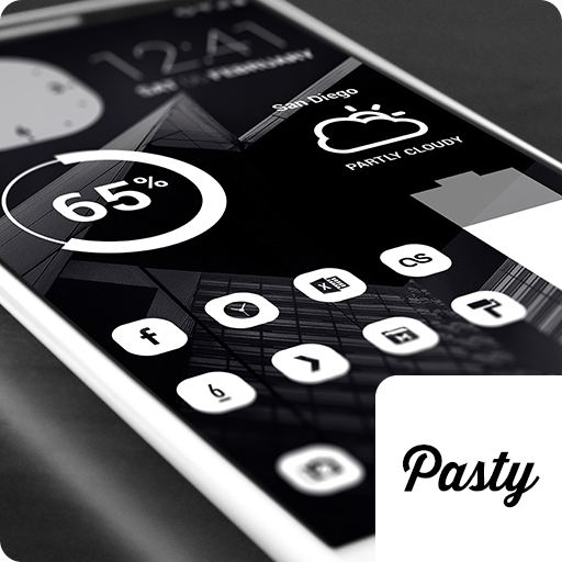 pasty pro white icon pack
