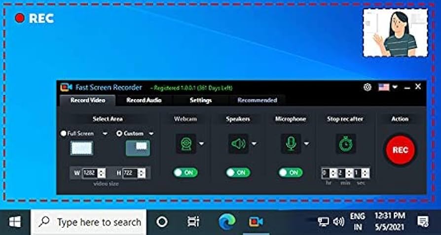 Fast Screen Recorder 2.0.0.2 Full Version + Portable 2025
