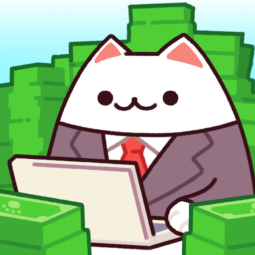 office cat inactief tycoon-spel