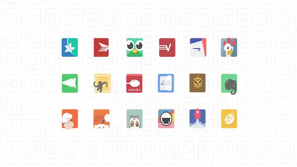 Squared Square Icon Pack