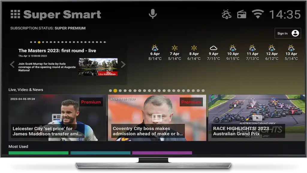 Super Smart TV Launcher