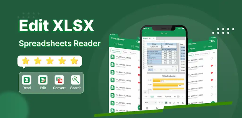 Edit XLSX Spreadsheets Reader