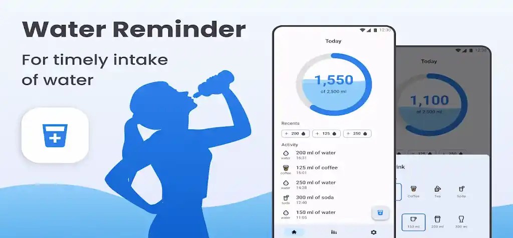 Download Water Tracker - Drink Reminder MOD APK (Premium Unlocked) Latest Version
