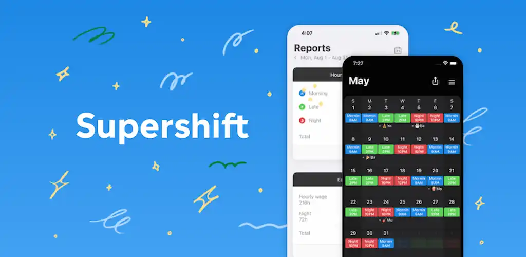 Download Supershift - Shift Calendar MOD APK (Pro Unlocked) Latest Version